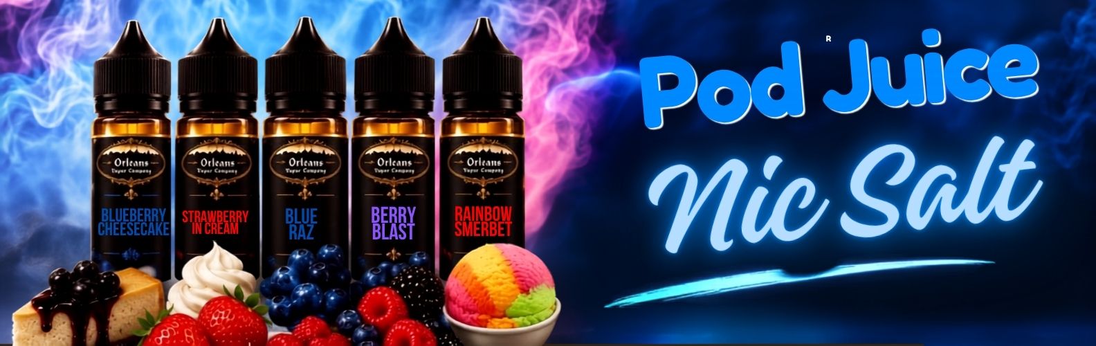 Pod Juice Nic Salt from Orleans Vapor Company